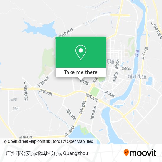 广州市公安局增城区分局 map