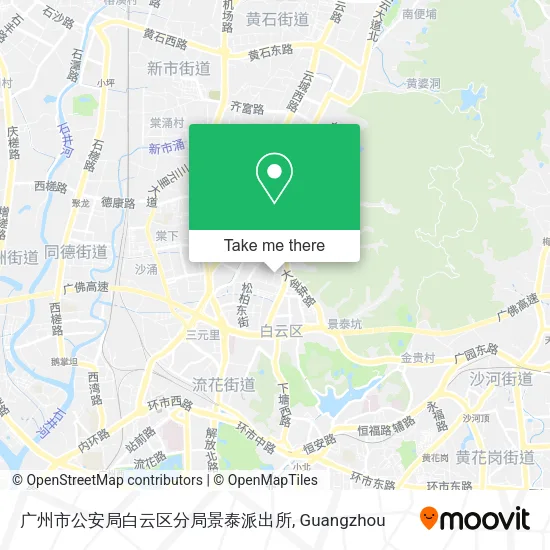 广州市公安局白云区分局景泰派出所 map