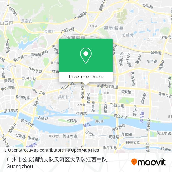 广州市公安消防支队天河区大队珠江西中队 map