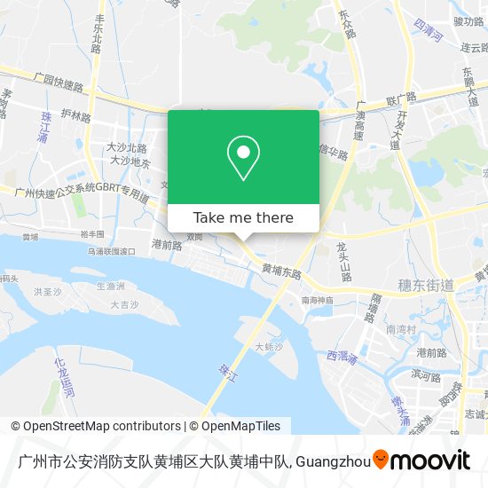 广州市公安消防支队黄埔区大队黄埔中队 map