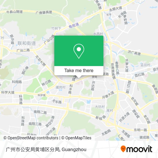 广州市公安局黄埔区分局 map
