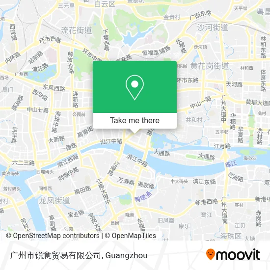 广州市锐意贸易有限公司 map