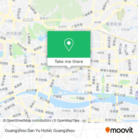 Guangzhou San Yu Hotel map