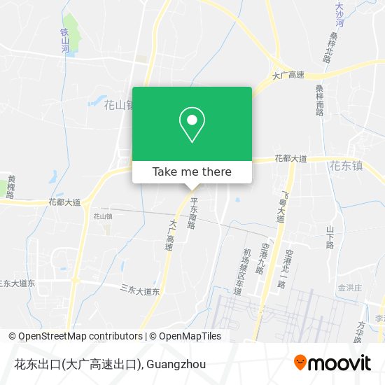 花东出口(大广高速出口) map