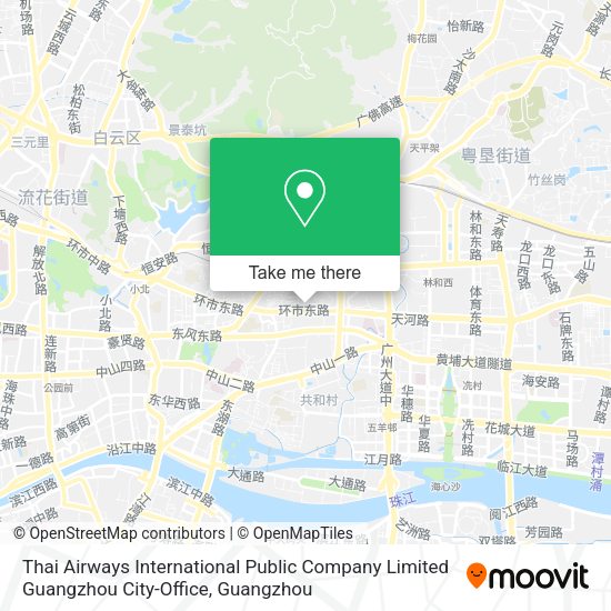 Thai Airways International Public Company Limited Guangzhou City-Office map