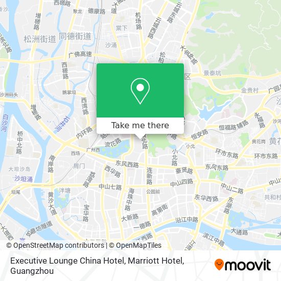 Executive Lounge China Hotel, Marriott Hotel map