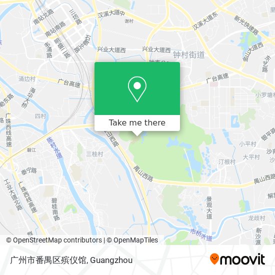 广州市番禺区殡仪馆 map