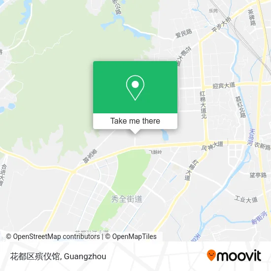 花都区殡仪馆 map