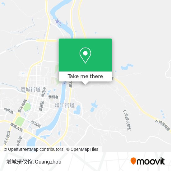 增城殡仪馆 map