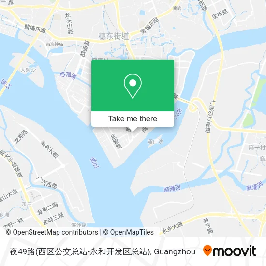 夜49路(西区公交总站-永和开发区总站) map