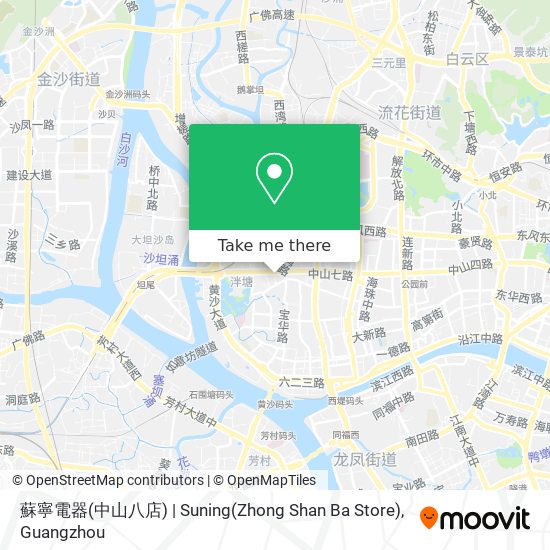 蘇寧電器(中山八店) | Suning(Zhong Shan Ba Store) map