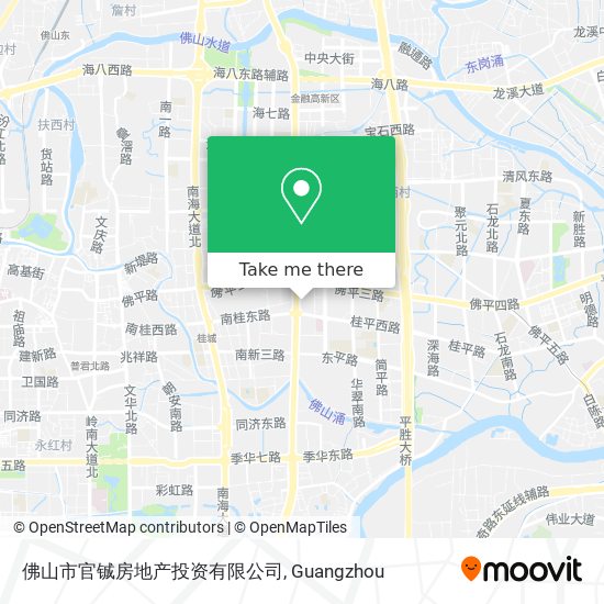 佛山市官铖房地产投资有限公司 map