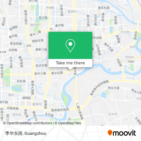 季华东路 map