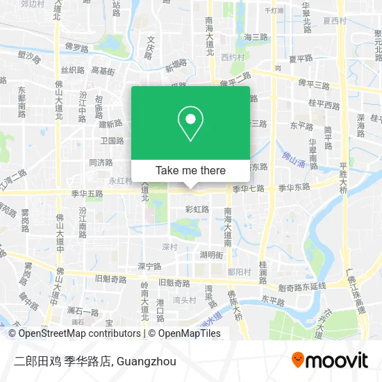 二郎田鸡 季华路店 map