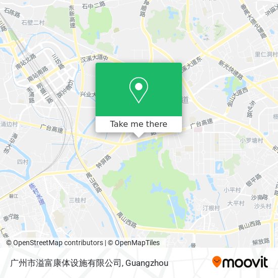 广州市溢富康体设施有限公司 map