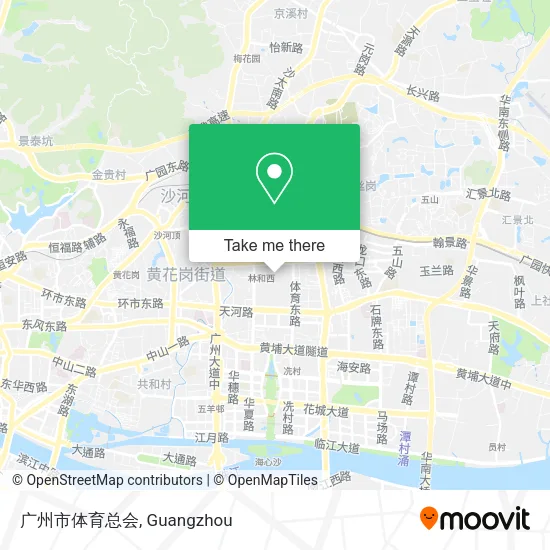广州市体育总会 map