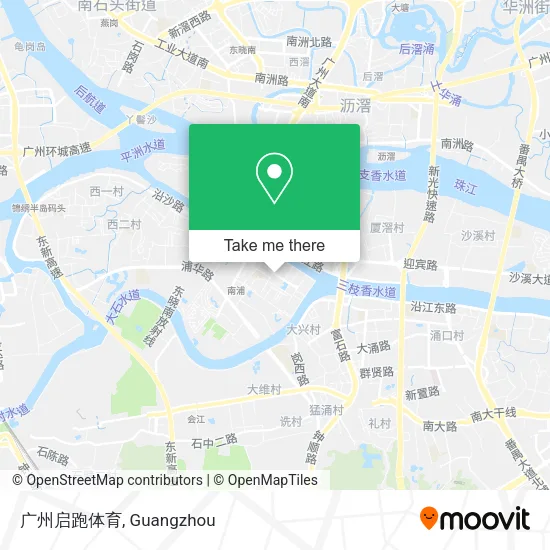 广州启跑体育 map
