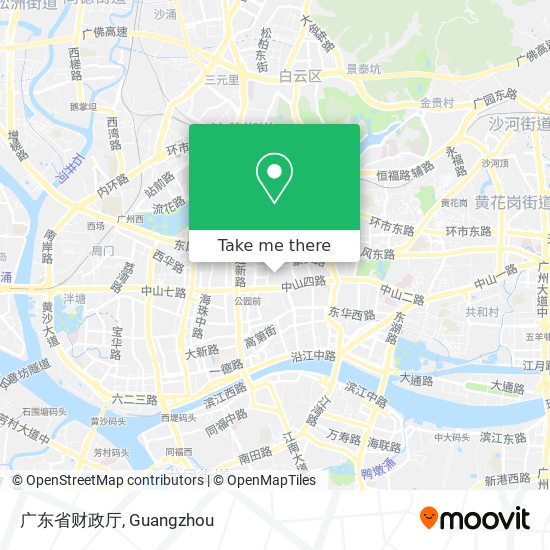 广东省财政厅 map