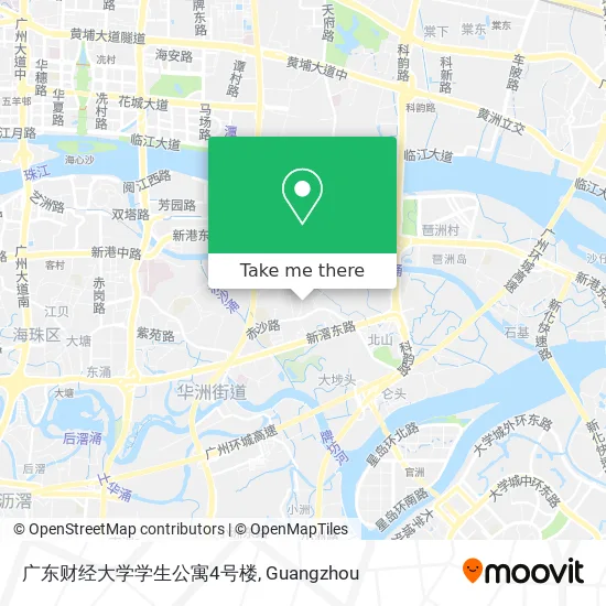 广东财经大学学生公寓4号楼 map