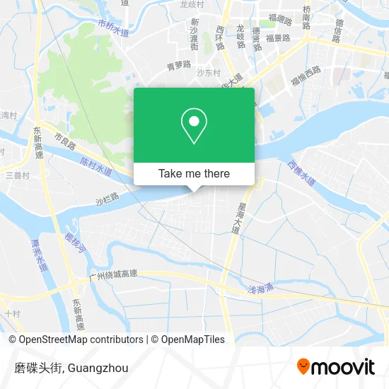 磨碟头街 map
