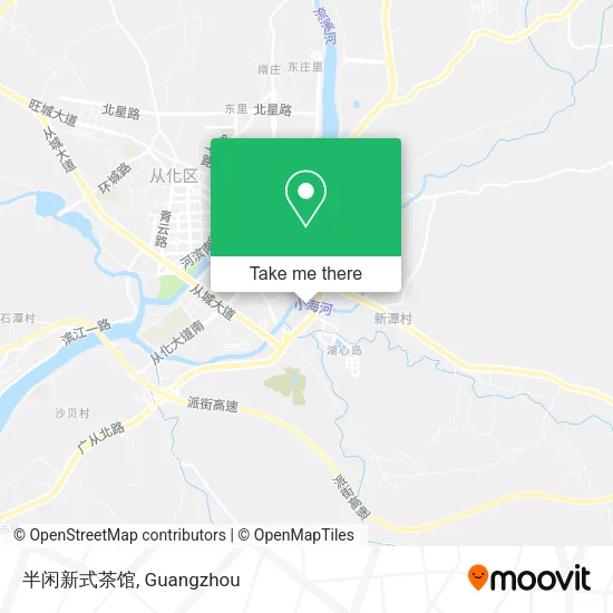 半闲新式茶馆 map
