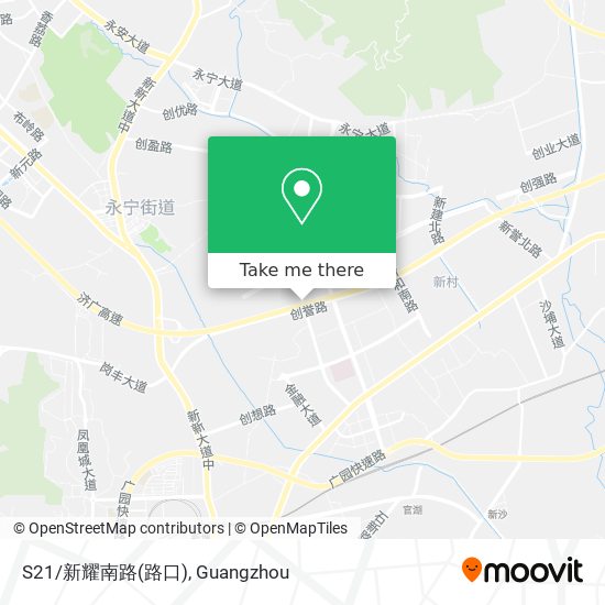 S21/新耀南路(路口) map