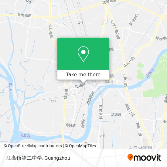 江高镇第二中学 map