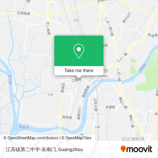 江高镇第二中学-东南门 map