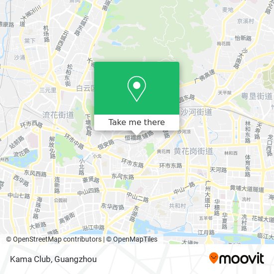 Kama Club map