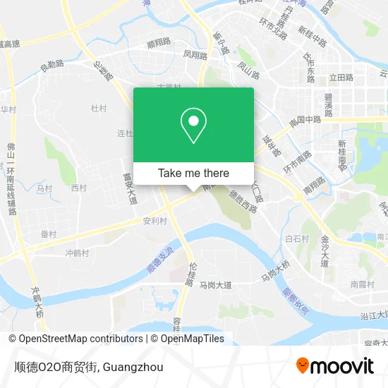 顺德O2O商贸街 map