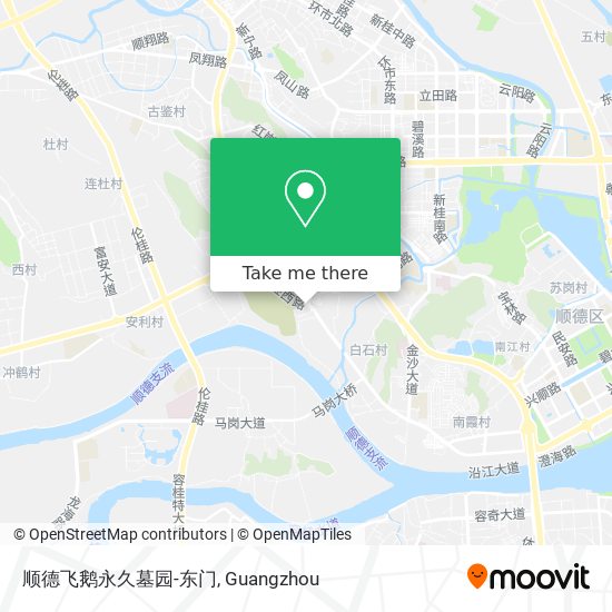 顺德飞鹅永久墓园-东门 map