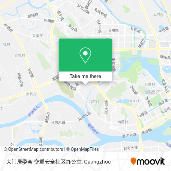 大门居委会-交通安全社区办公室 map