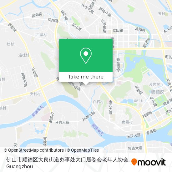 佛山市顺德区大良街道办事处大门居委会老年人协会 map