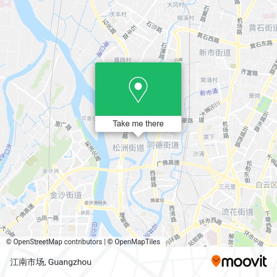 江南市场 map