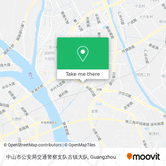 中山市公安局交通警察支队古镇大队 map