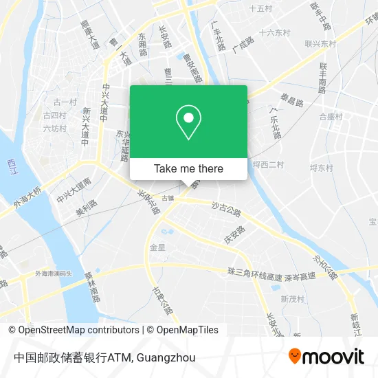 中国邮政储蓄银行ATM map