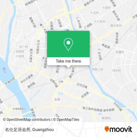 名仕足浴会所 map