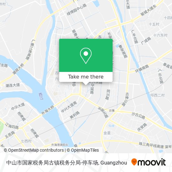 中山市国家税务局古镇税务分局-停车场 map