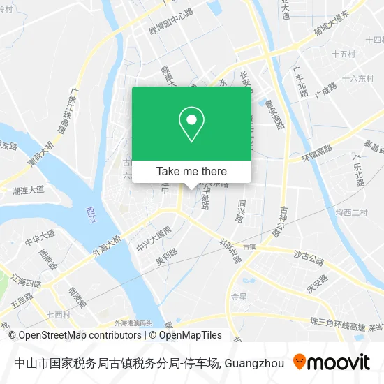 中山市国家税务局古镇税务分局-停车场 map