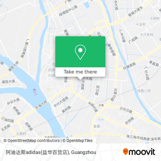 阿迪达斯adidas(益华百货店) map