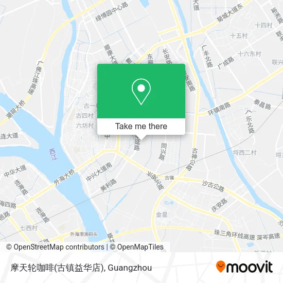 摩天轮咖啡(古镇益华店) map
