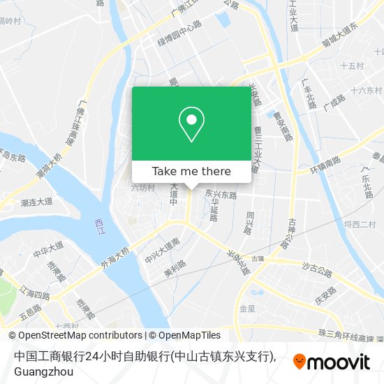 中国工商银行24小时自助银行(中山古镇东兴支行) map