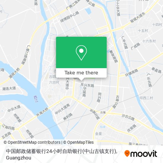 中国邮政储蓄银行24小时自助银行(中山古镇支行) map