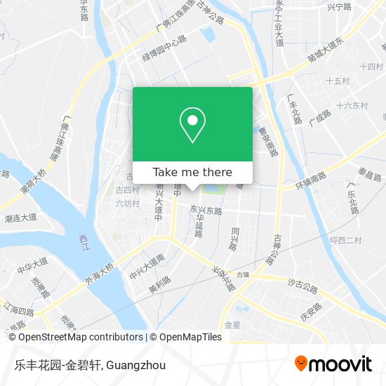 乐丰花园-金碧轩 map