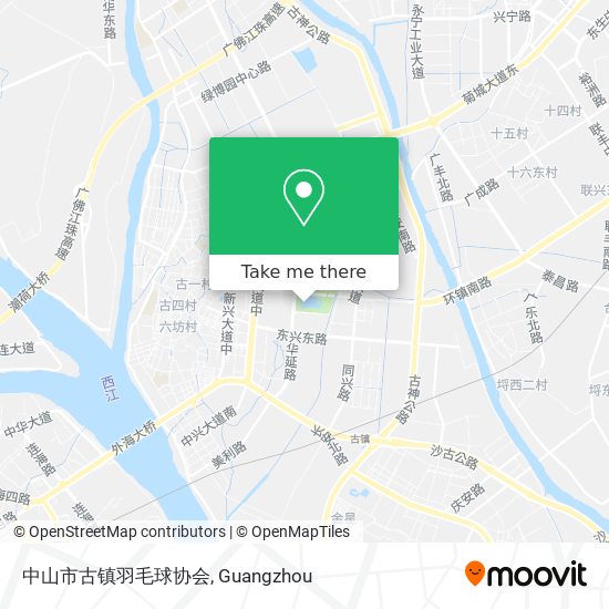 中山市古镇羽毛球协会 map