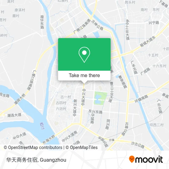 华天商务住宿 map