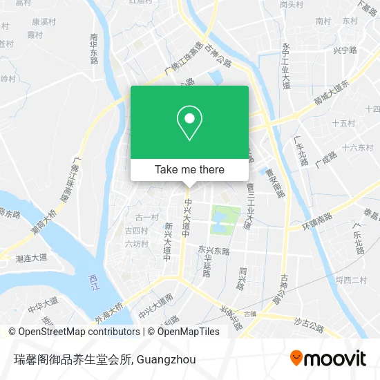 瑞馨阁御品养生堂会所 map