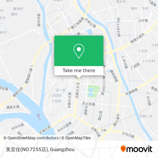 美宜佳(NO.7255店) map