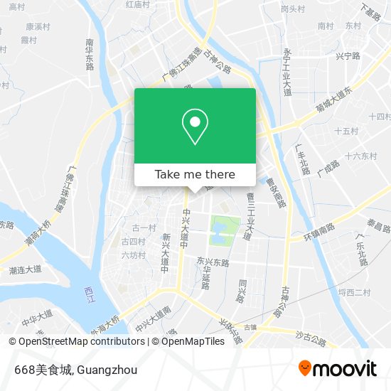 668美食城 map
