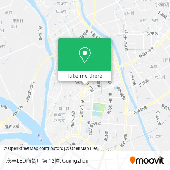 庆丰LED商贸广场-12幢 map